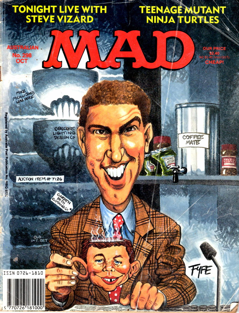 Australian Mad Magazine (Horwitz, 1978 series) #298 (October 1990)