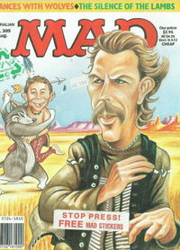 Australian Mad Magazine (Horwitz, 1978 series) #305 Aug 1991