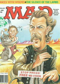 Australian Mad Magazine (Horwitz, 1978 series)  #305 (Aug 1991)