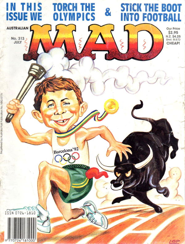 Australian Mad Magazine (Horwitz, 1978 series) #313 (July 1992)