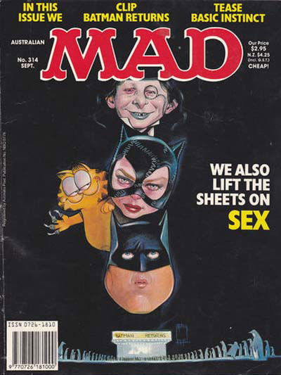 Australian Mad Magazine (Horwitz, 1978 series) #314 ([October 1992?])