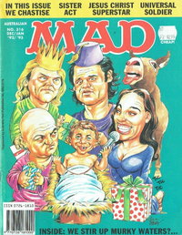 Australian Mad Magazine (Horwitz, 1978 series)  #316 (December 1992-January 1993)