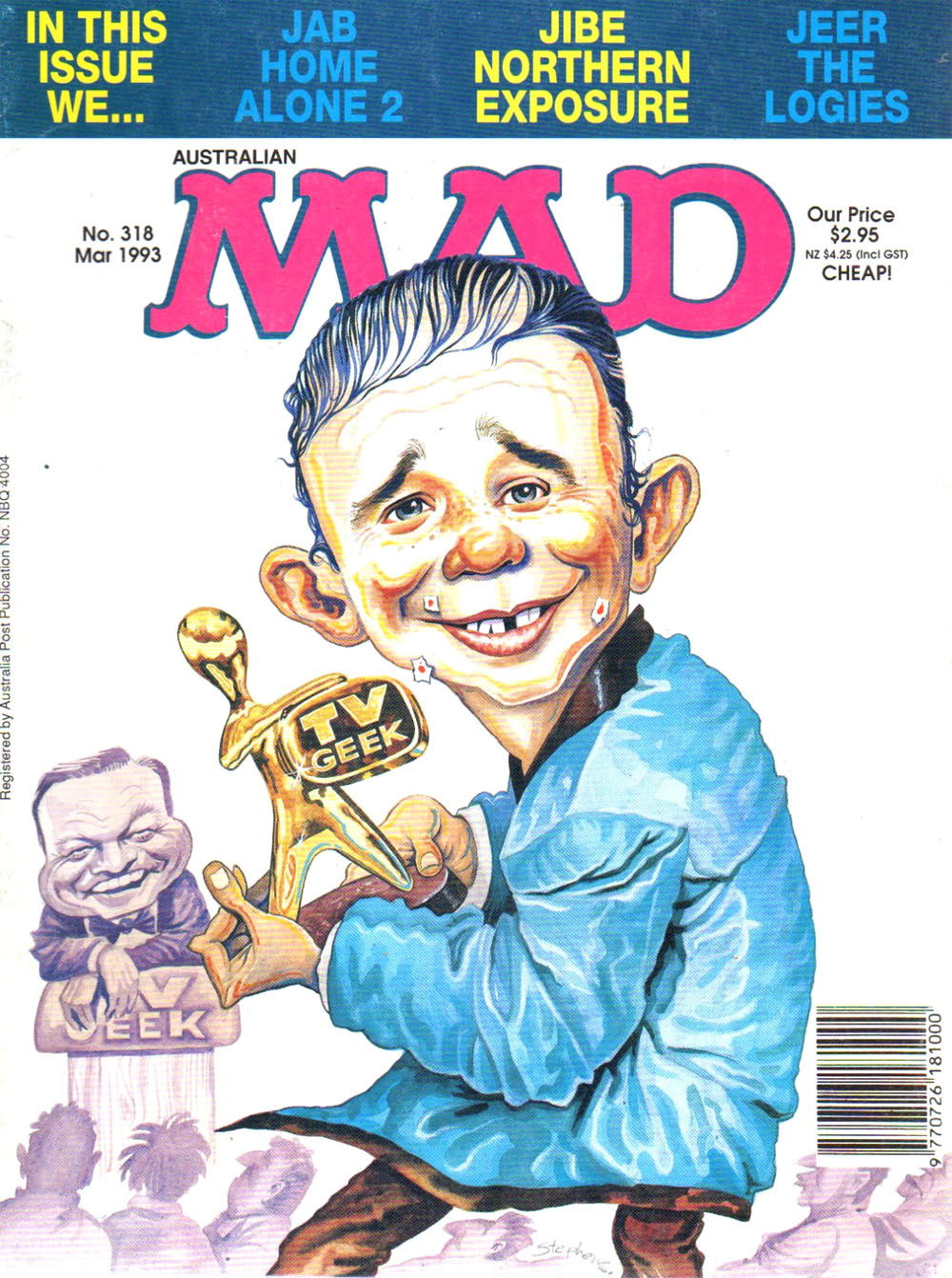 Australian Mad Magazine (Horwitz, 1978 series) #318 (March 1993)
