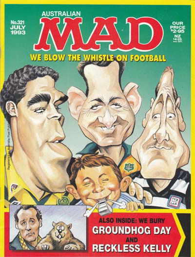 Australian Mad Magazine (Horwitz, 1978 series) #321 (July 1993)