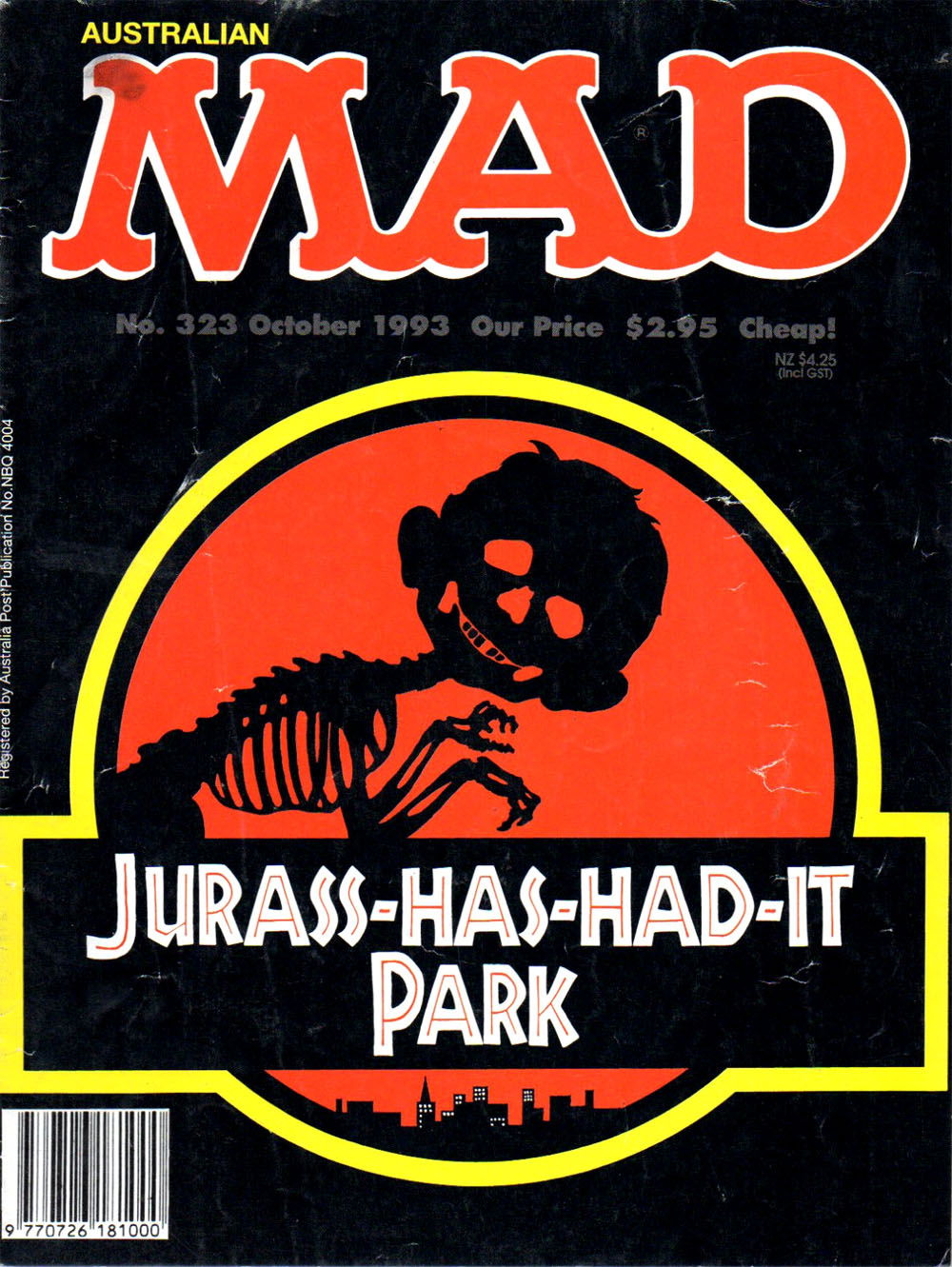 Australian Mad Magazine (Horwitz, 1978 series) #323 (1993)