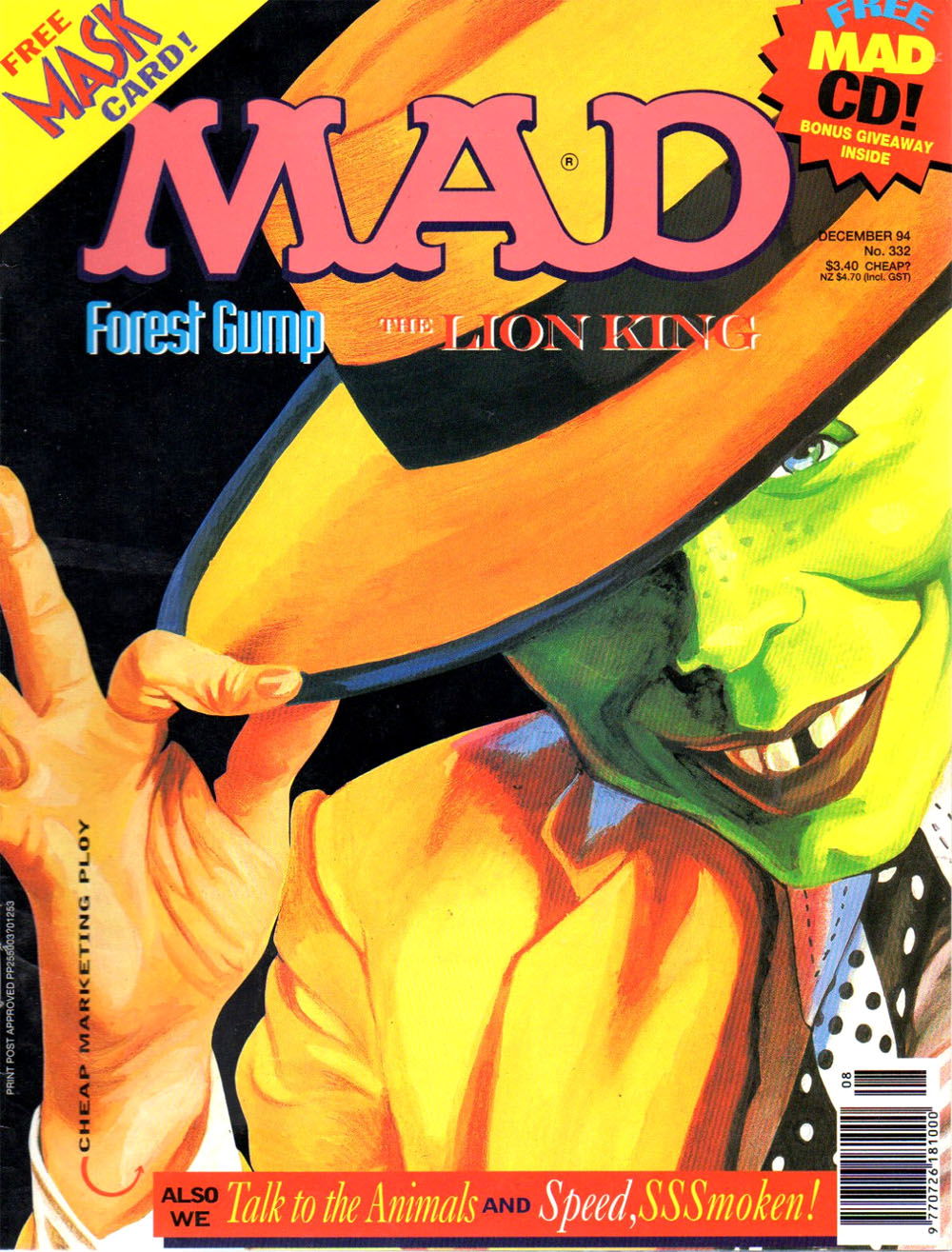 Australian Mad Magazine (Horwitz, 1978 series) #332 (December 1994)