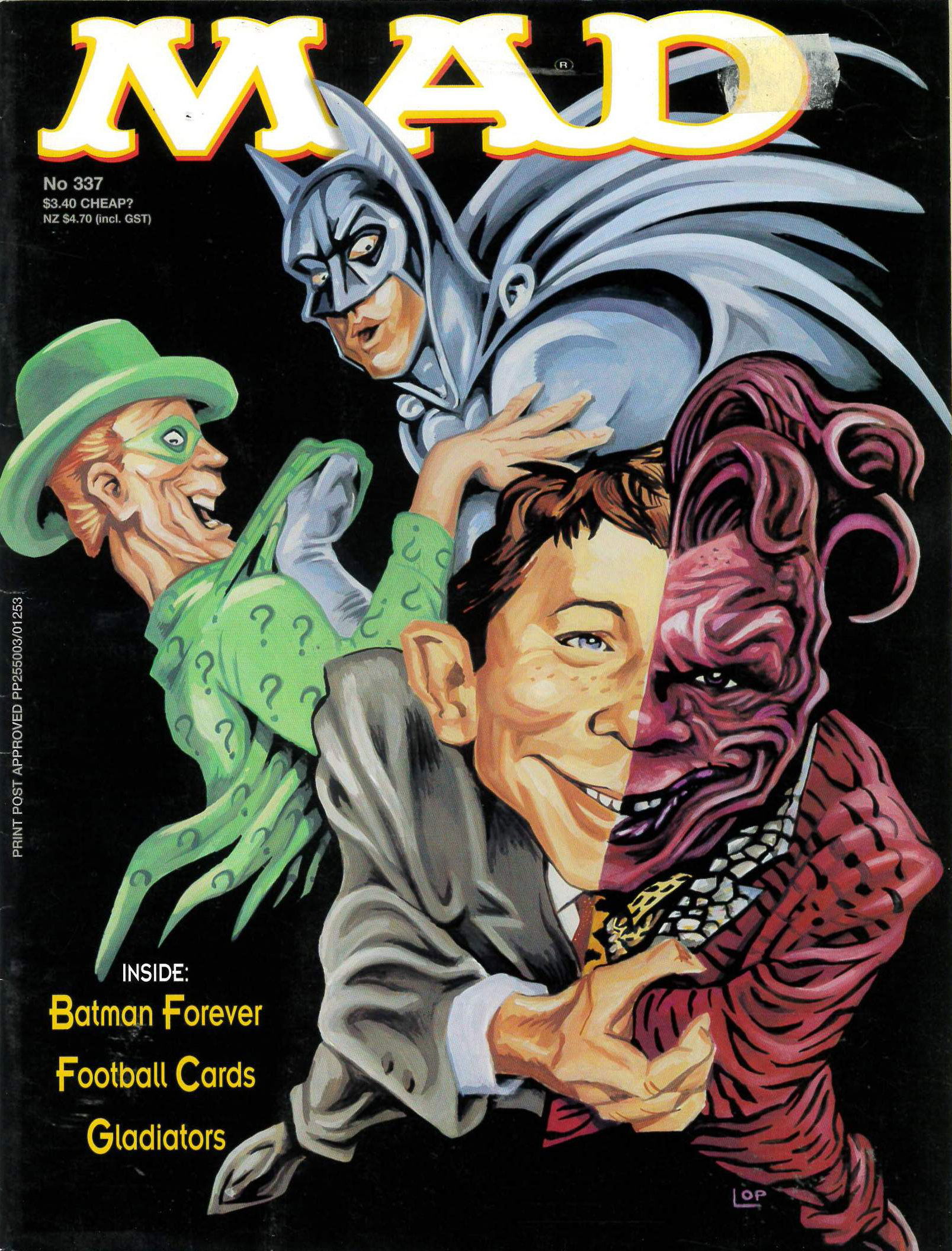 Australian Mad Magazine (Horwitz, 1978 series) #337 (October 1995)