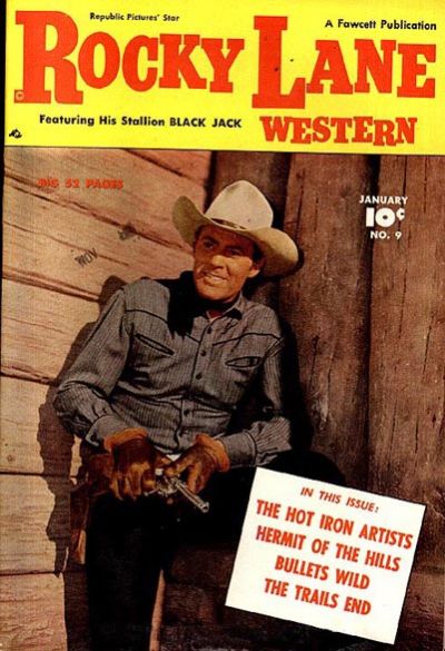 Rocky Lane Western  #9 (January 1950)