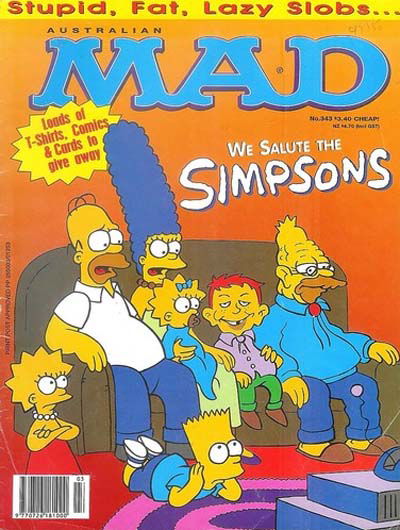 Australian Mad Magazine (Horwitz, 1978 series) #343 ([March 1996?])