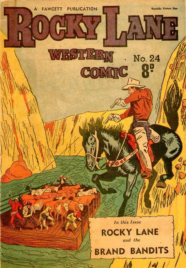 Rocky Lane Western Comic (Cleland, 1949? series) #24 ([1951?])