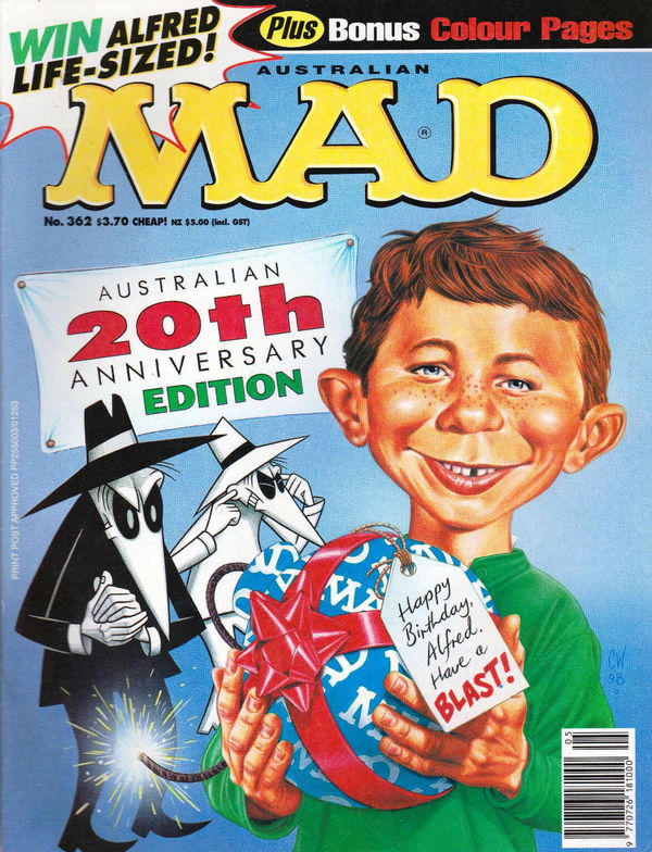 Australian Mad Magazine (Horwitz, 1978 series) #362 ([1998])