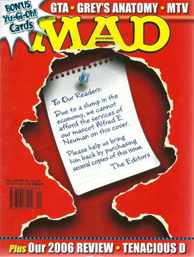 Australian Mad Magazine  #430 ([2007?])