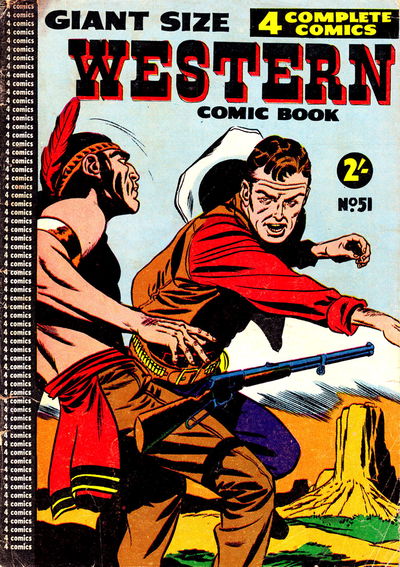 Giant Size Western Comic Book (Tricho, 1959 series) #51 [January 1959?]