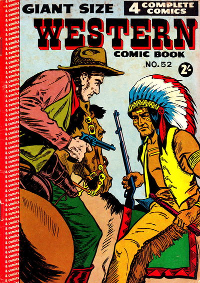 Giant Size Western Comic Book (Tricho, 1959 series) #52 February 1959