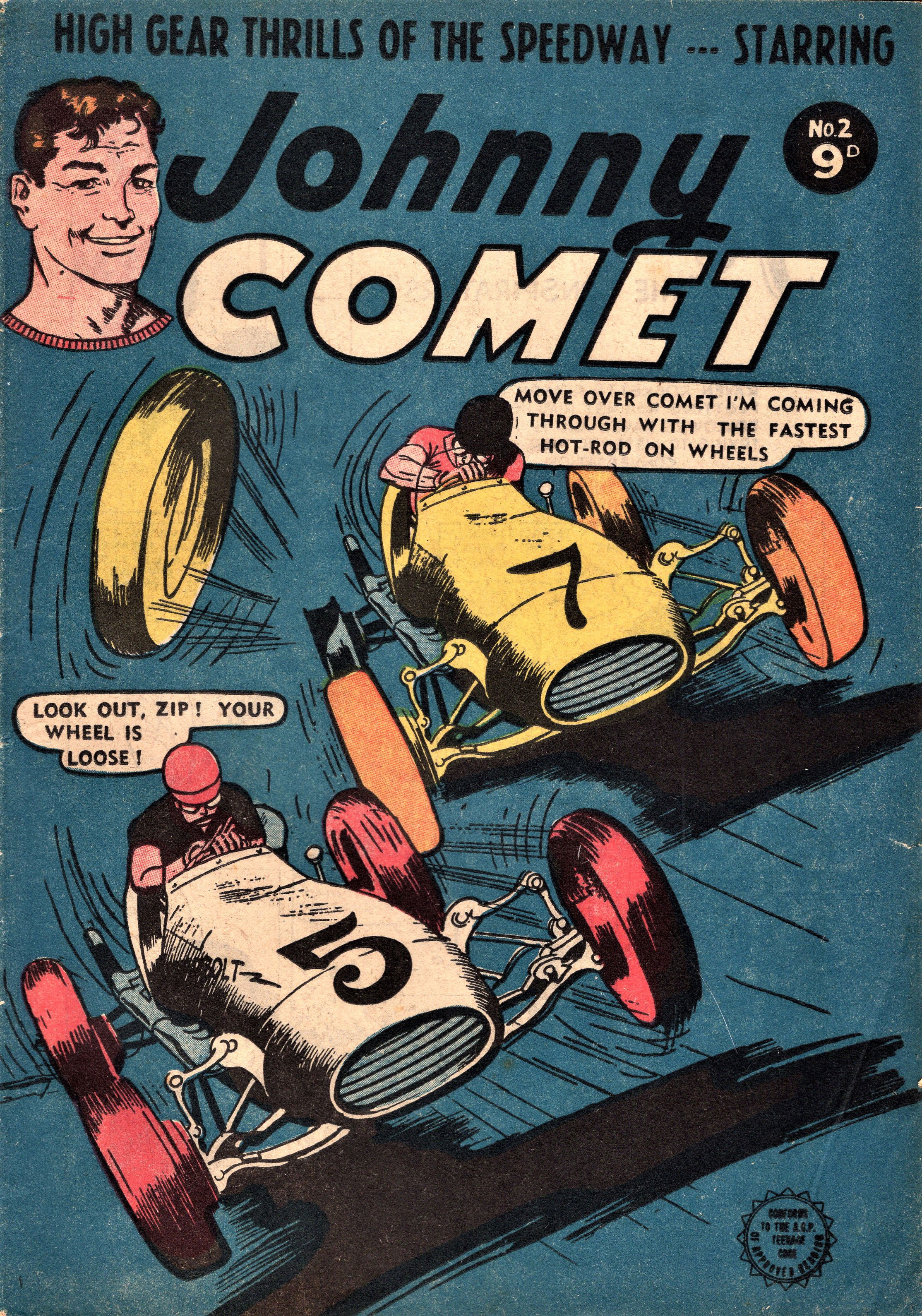 Johnny Comet (Horwitz, 1954? series) #2 ([July 1955])