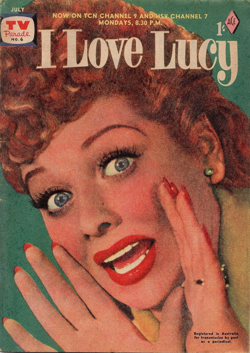 TV Parade (Junior Readers, 1957 series) #6 — I Love Lucy (July 1957)