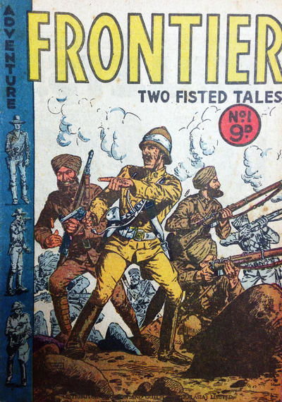 Two Fisted Tales (Calvert, 1954 series) #1 — Frontier [October 1954?]