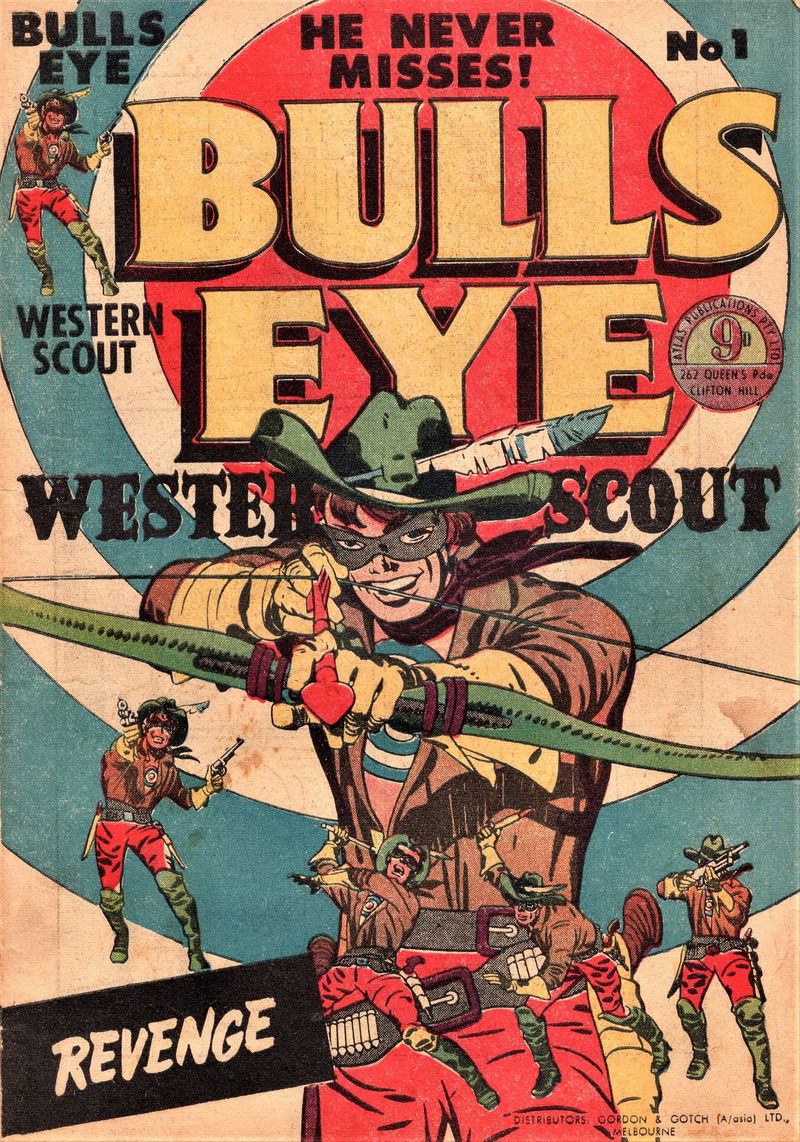Bulls Eye Western Scout (Atlas, 1955 series) #1 ([January 1955?])