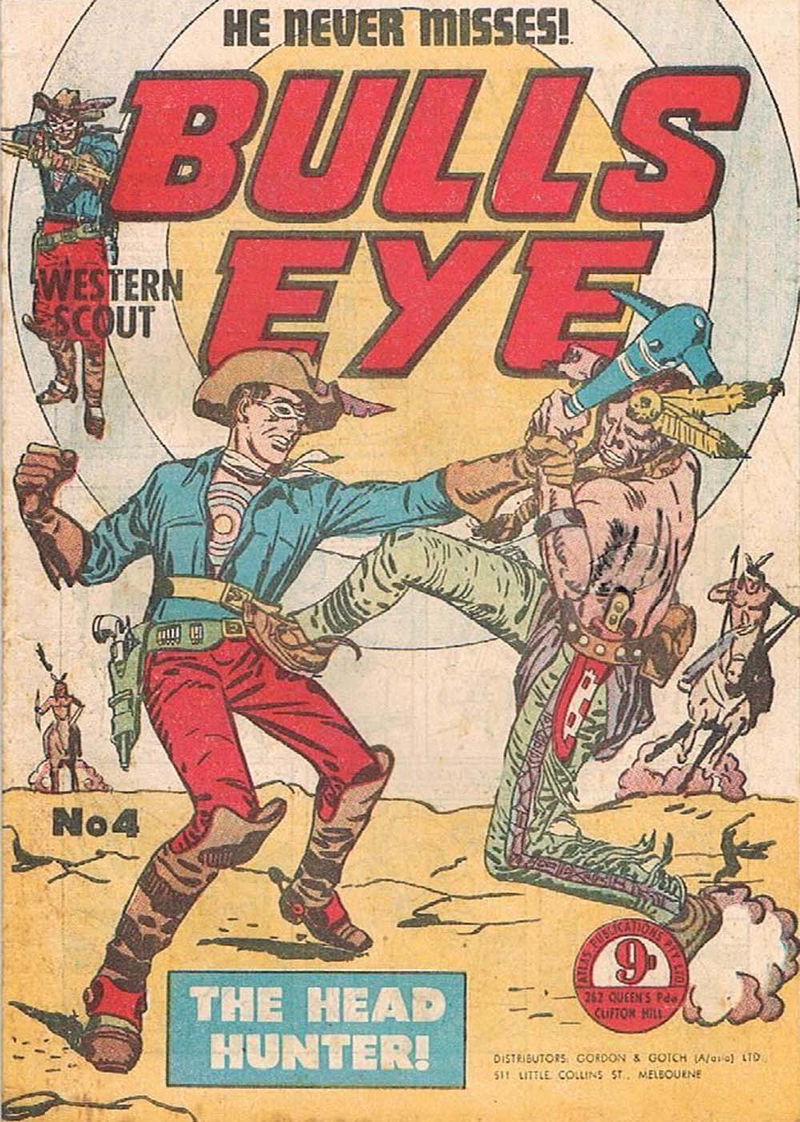 Bulls Eye Western Scout (Atlas, 1955 series) #4 (April 1955)