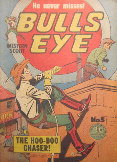 Bulls Eye Western Scout (Atlas, 1955 series) #5 [May 1955?]