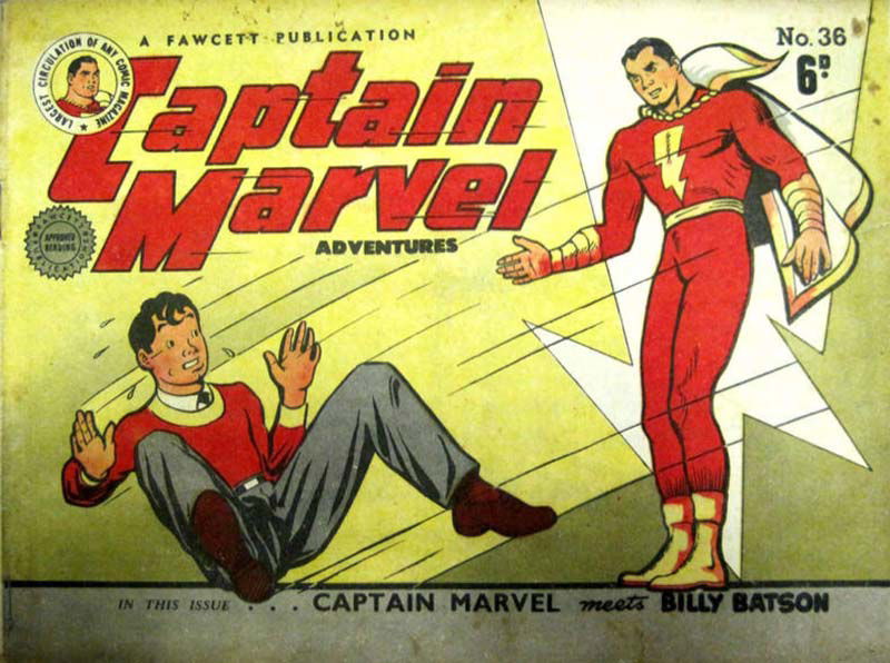 Captain Marvel Adventures (Cleland, 1949 series) #36 ([July 1949?])