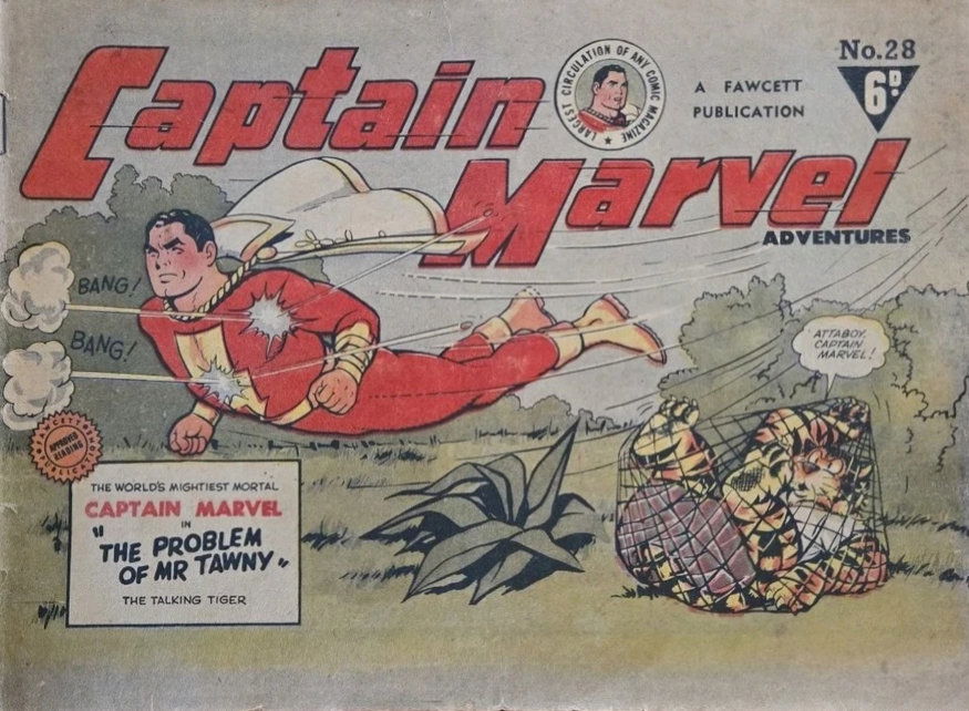 Captain Marvel Adventures (Cleland, 1949 series) #28 ([November 1948?])