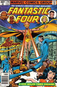 Fantastic Four (Marvel, 1961 series)  #216 (March 1980) — A God Walks Times Square!