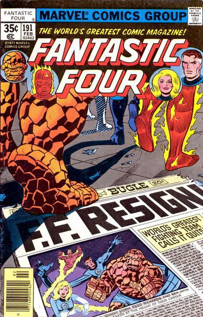 Fantastic Four (Marvel, 1961 series) #191 February 1978