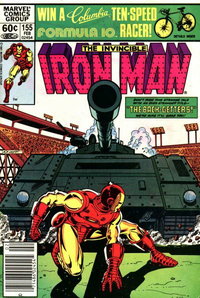 Iron Man (Marvel, 1968 series)  #155 (February 1982) — The Back-Getters!