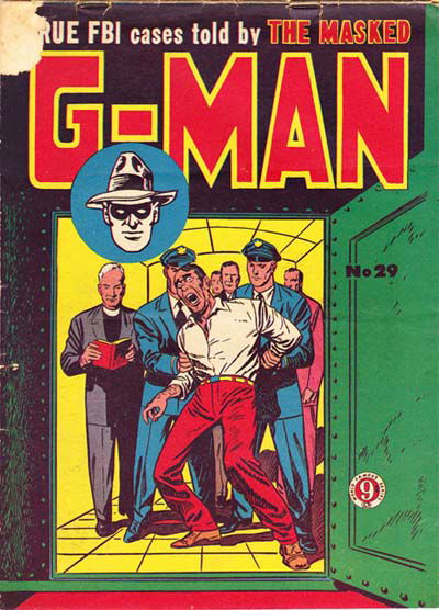 The Masked G-Man (Atlas, 1952 series) #29 ([August 1954?])