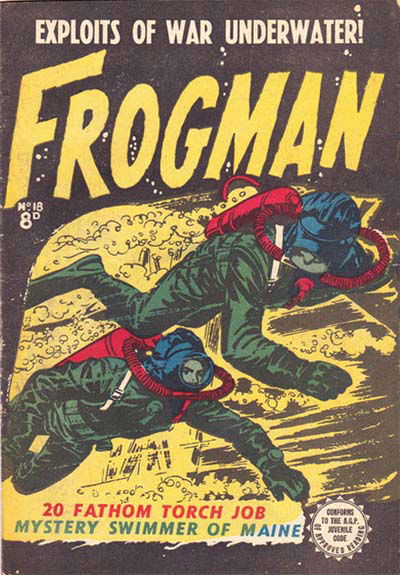 Frogman (Transport, 1953 series) #18 ([August 1954?])