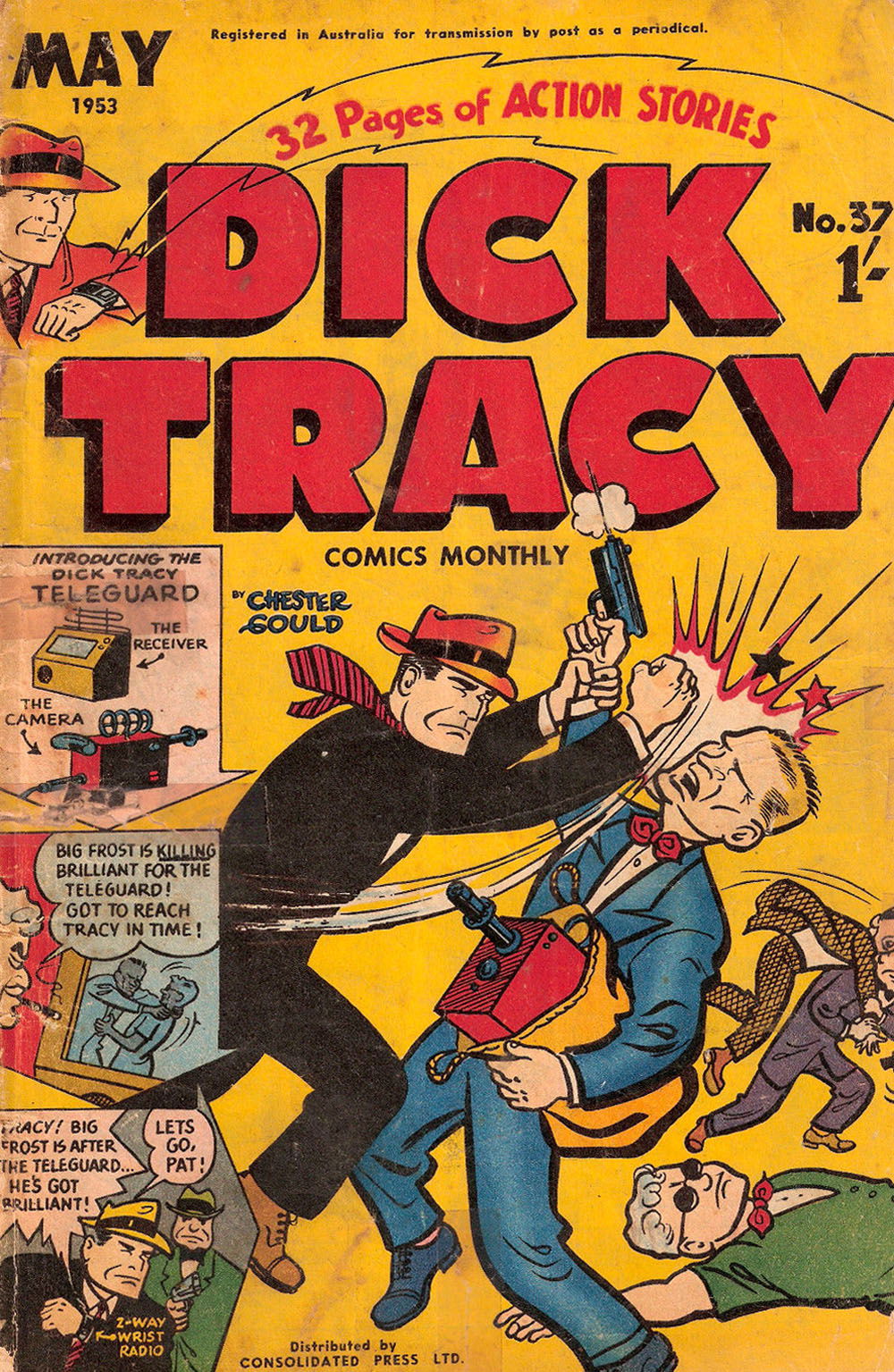 Dick Tracy Monthly (Illustrated, 1952 series) #37 — Dick Tracy Comics Monthly (May 1953)
