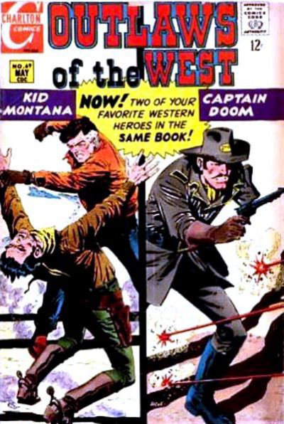 Outlaws of the West (Charlton, 1957 series) #69 (May 1968)