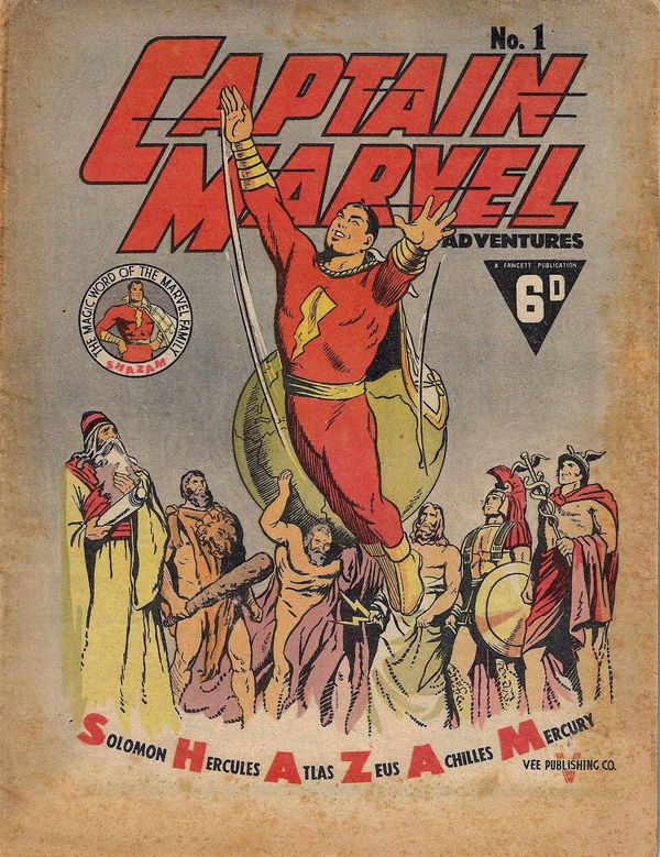 Captain Marvel Adventures (Vee, 1946? series) #1 ([August 1946?])