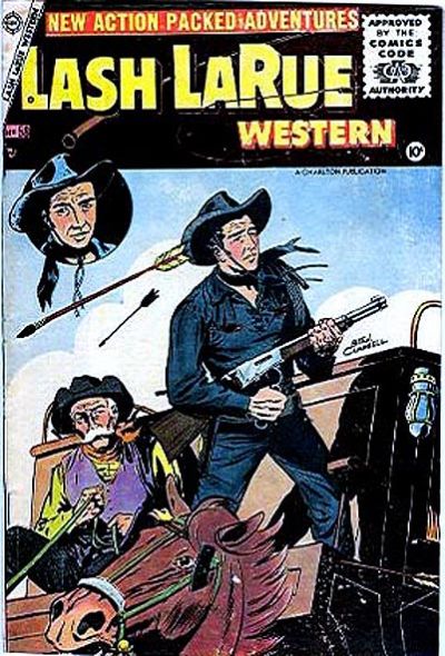 Lash LaRue Western (Charlton, 1954 series) #58 (November 1955)