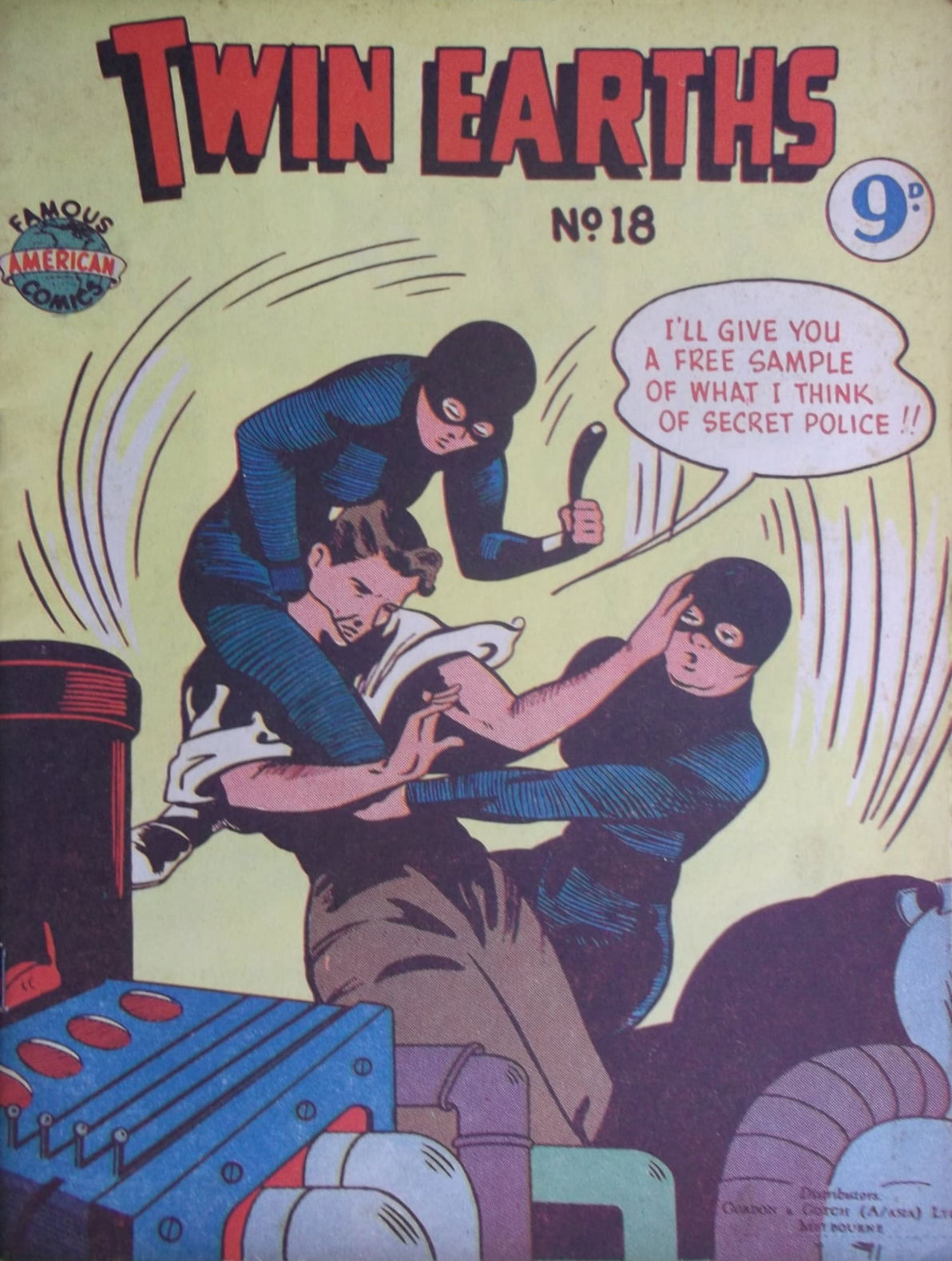 Twin Earths (New Century, 1954? series) #18 ([August 1955?])