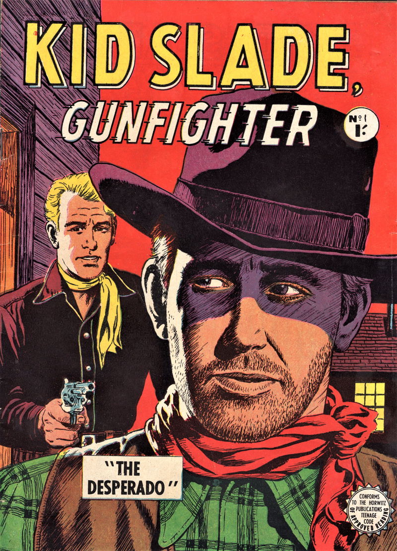 Kid Slade Gunfighter (Horwitz, 1957? series) #1 — Kid Slade, Gunfighter (May 1957)