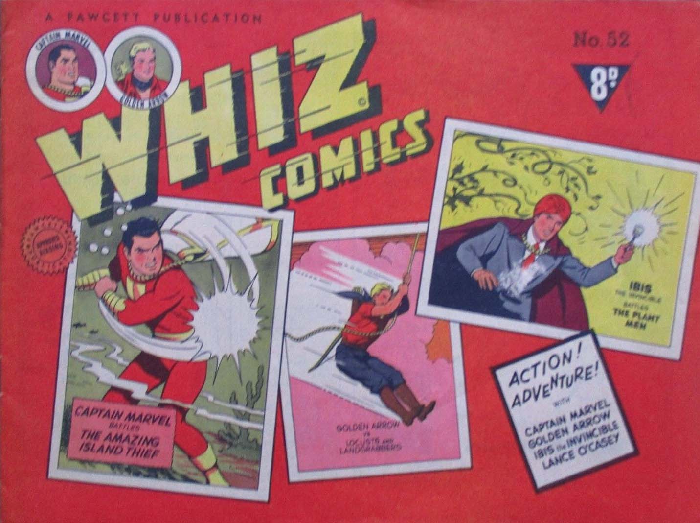 Whiz Comics (Cleland, 1949 series) #52 ([1951?])