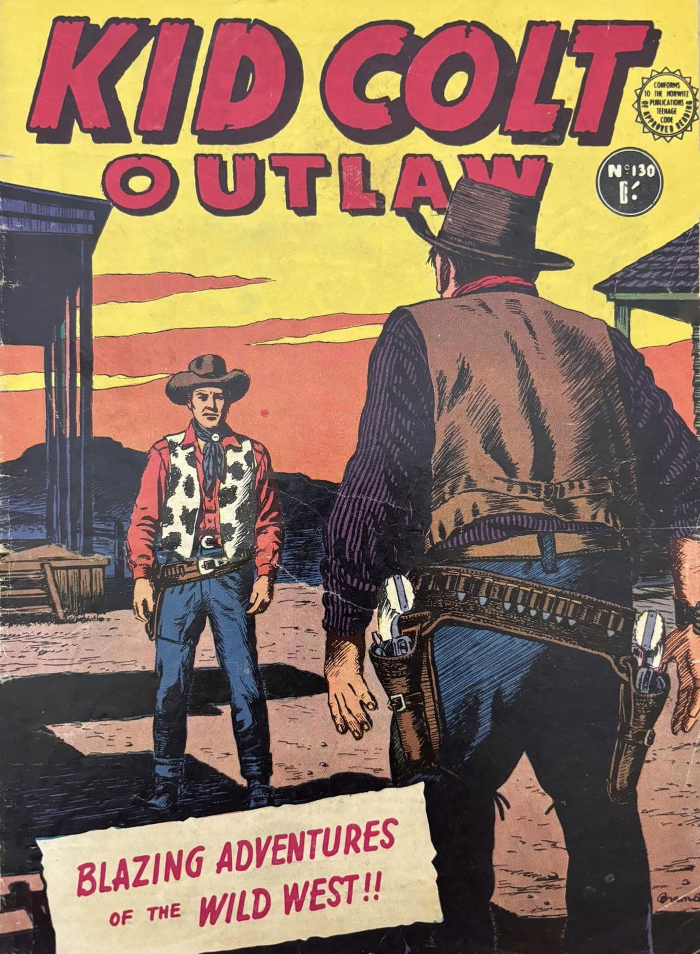 Kid Colt Outlaw (Horwitz, 1959 series) #130 ([October 1962])