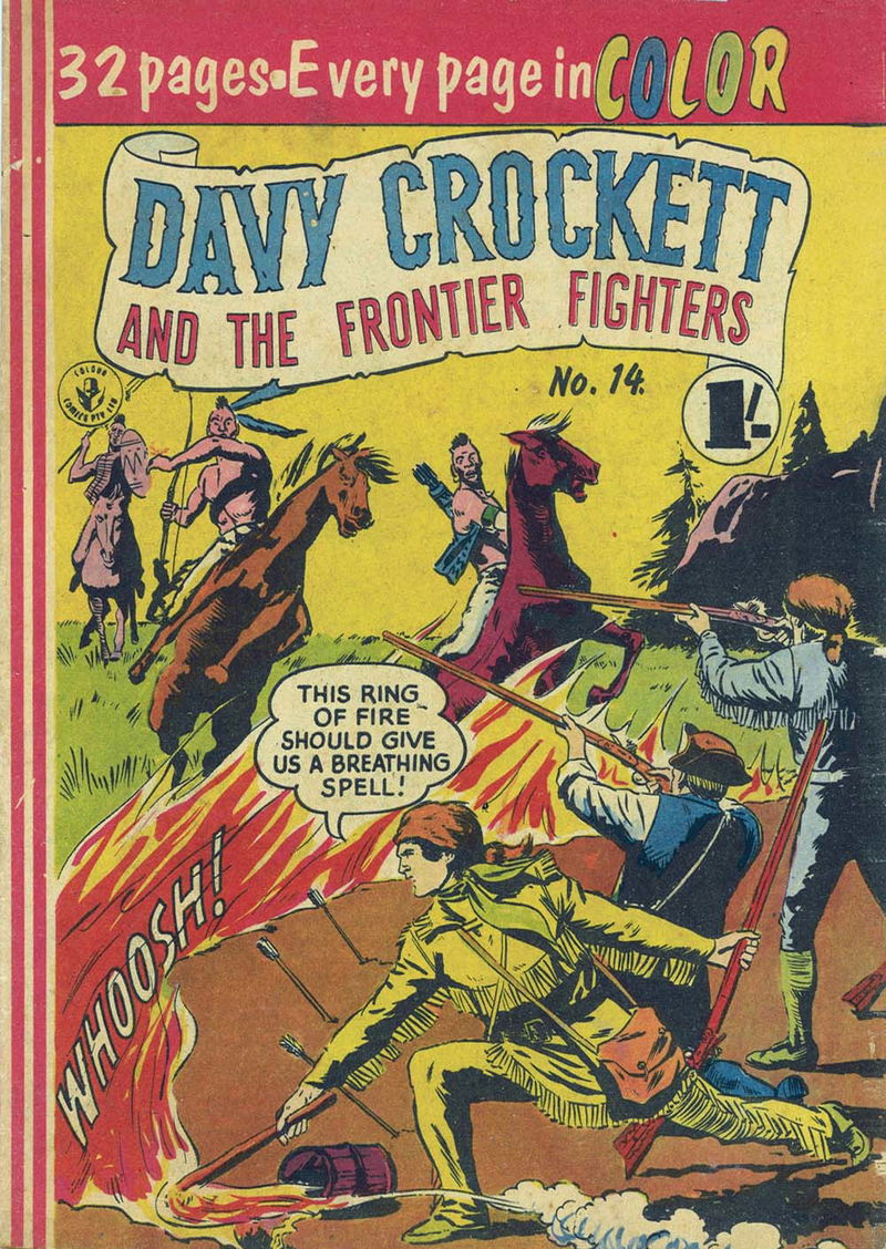 Davy Crockett and the Frontier Fighters (Colour Comics, 1956 series) #14 ([February 1957?])