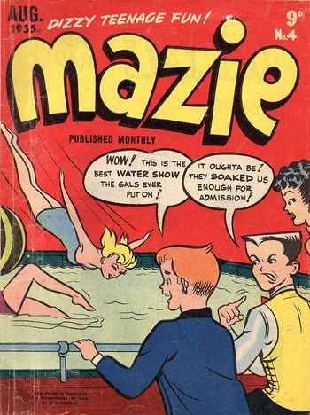 Mazie (Magman, 1955 series) #4 (August 1955)