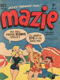 Mazie (Magman, 1955 series) #6 October 1955