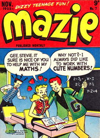 Mazie (Magman, 1955 series)  #7 (November 1955) — Untitled