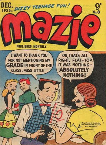 Mazie (Magman, 1955 series) #8 (December 1955)
