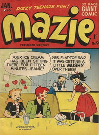 Mazie (Magman, 1955 series)  #9 (January 1956) — Untitled