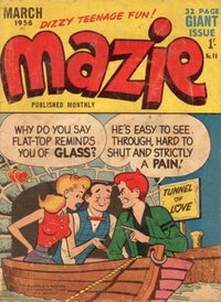 Mazie (Magman, 1955 series)  #11 (March 1956) — Untitled