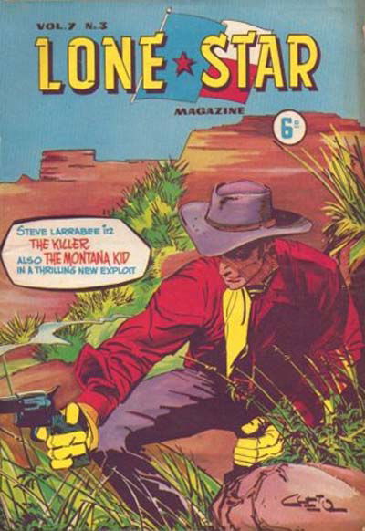 Lone Star (Atlas Publishing, 1956 series) v7#3 — Lone Star Magazine (April 1961)