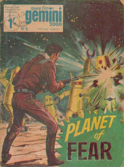 Gemini 2000 Space Fiction Picture Library (MV Features, 1966 series) #3 — Planet of Fear 1966