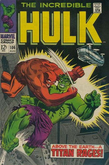 The Incredible Hulk (Marvel, 1968 series) #106 August 1968