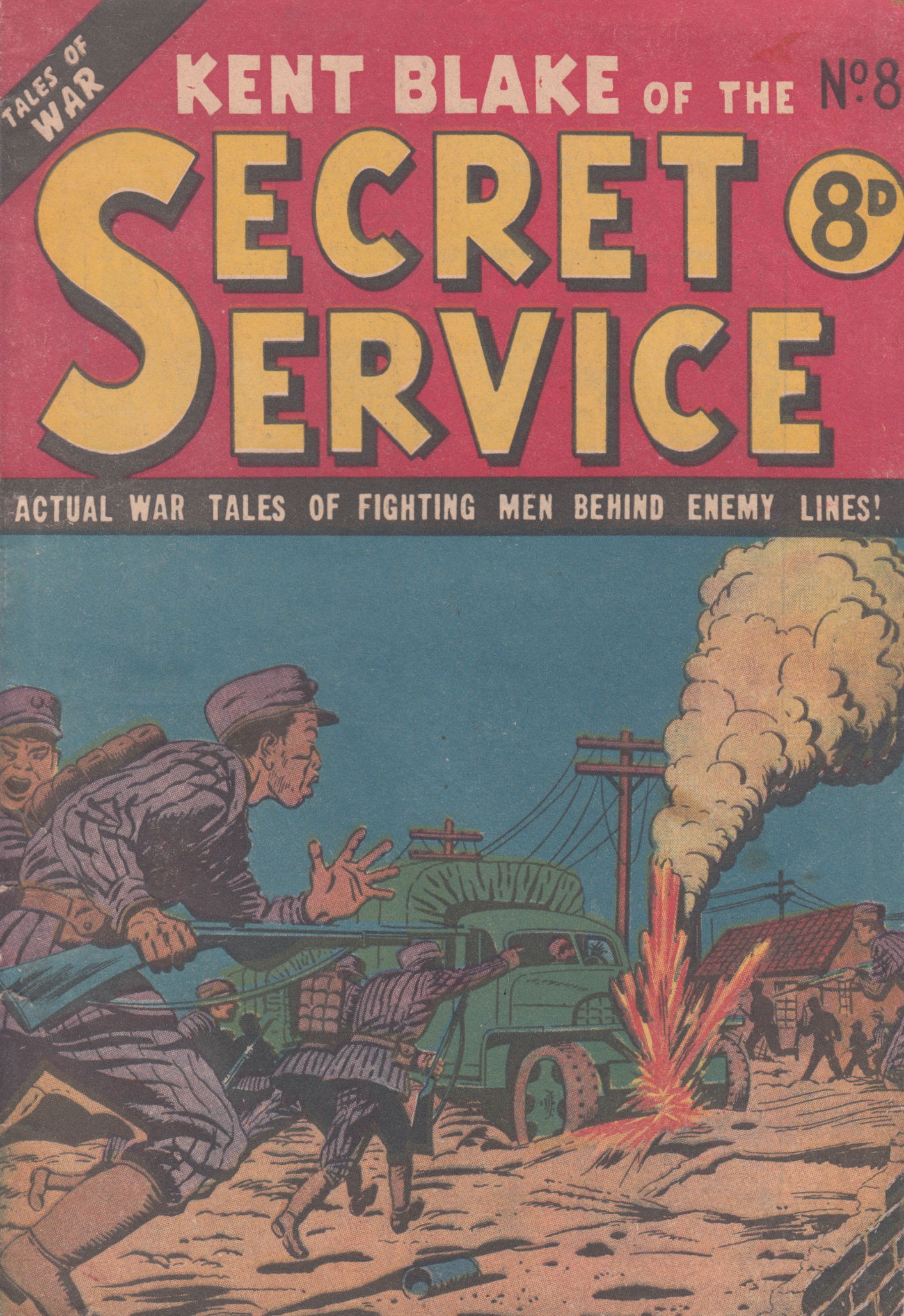 Kent Blake of the Secret Service (Calvert, 1953 series) #8 ([1953?])